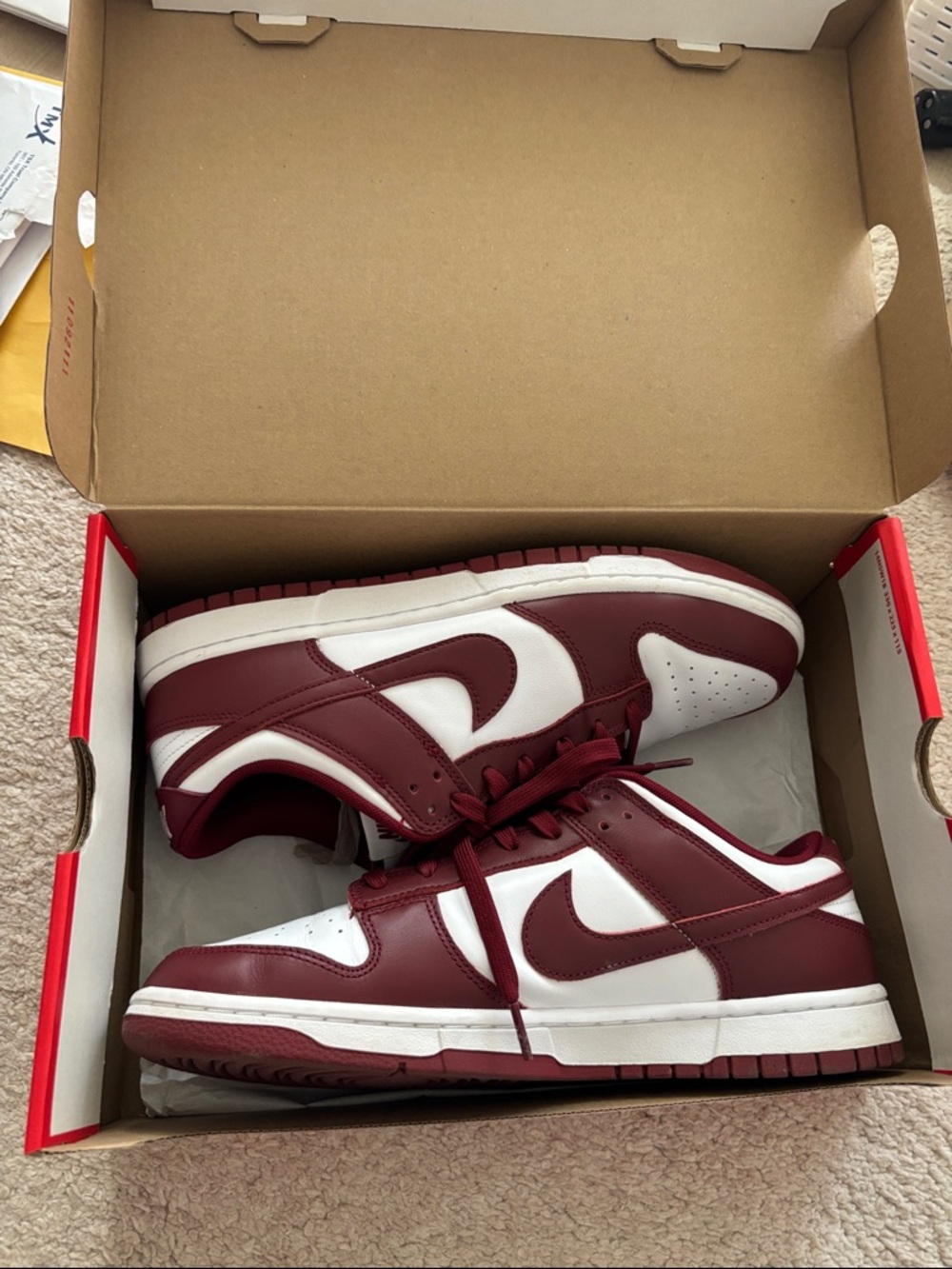 Nike Dunk Low Men’s ‘Team Red’